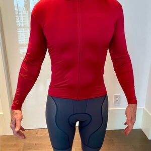 Castelli Red Long Sleeve Cycling Jersey